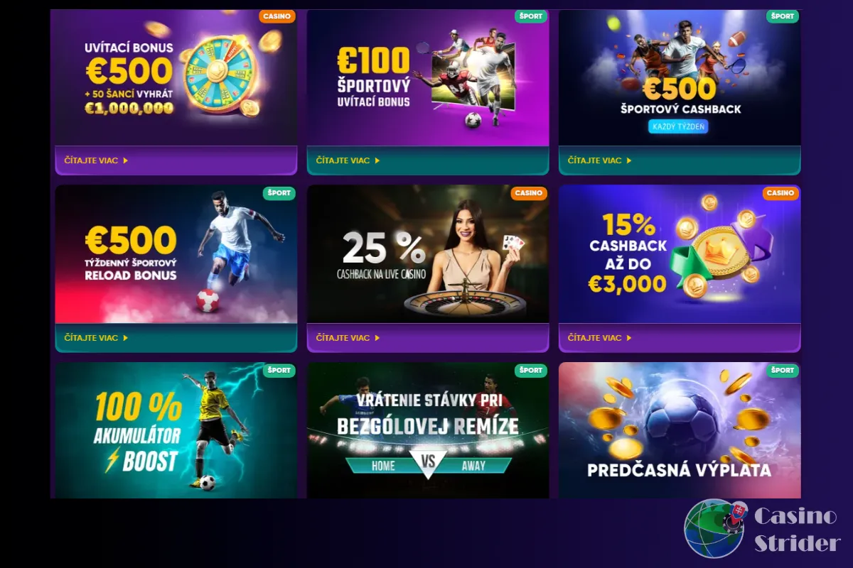 Bonusy v Kingmaker Casino