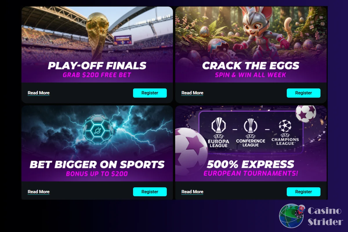 Bonusy kasína Cosmobet