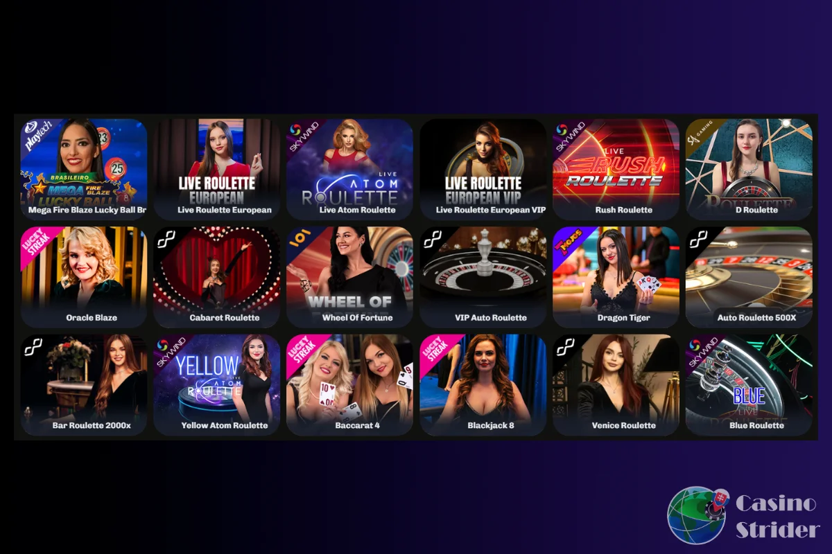 Live casino Velobet