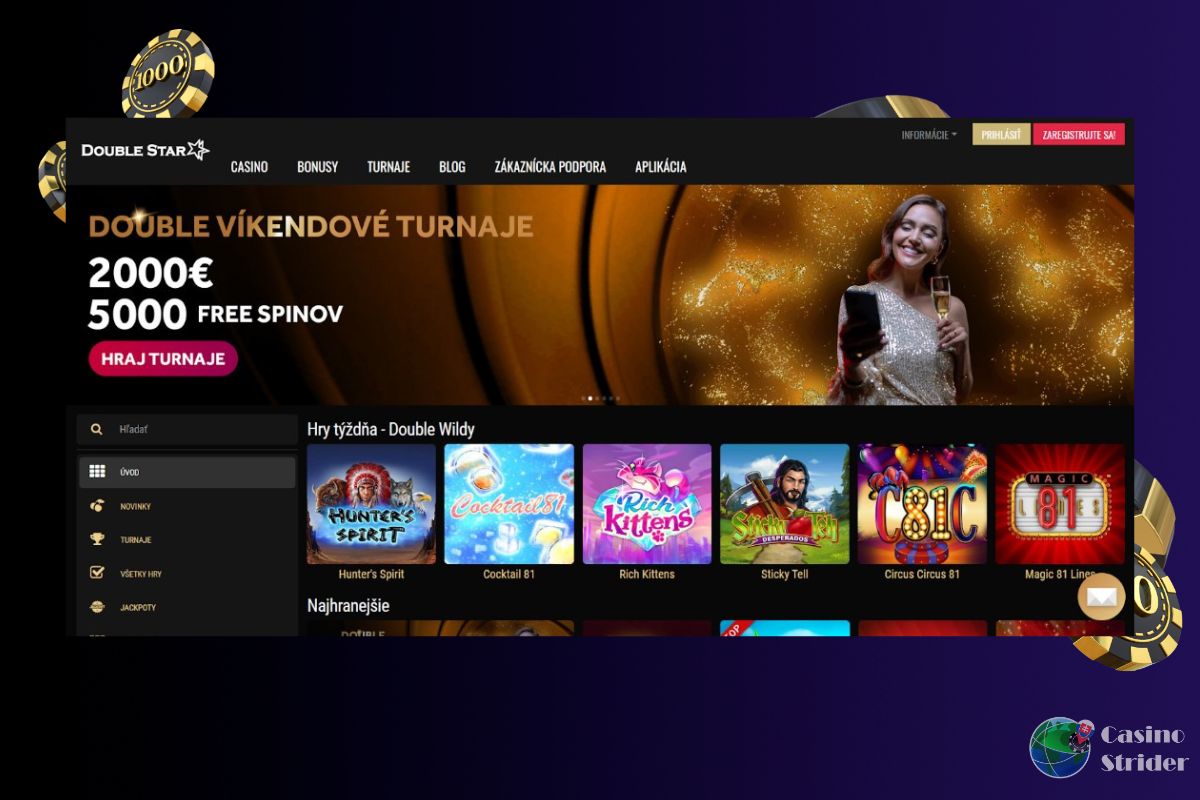 DoubleStar — 50 Roztočení Zadarmo