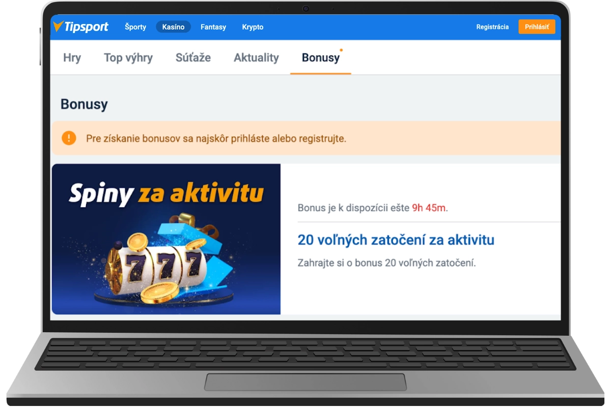 Vykonajte vklad