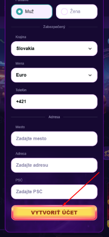 Dokonči registráciu