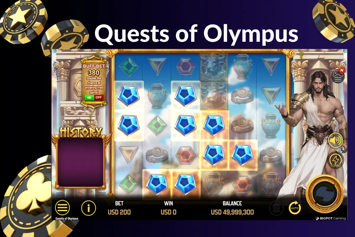 Quests of Olympus BigPot Gaming
