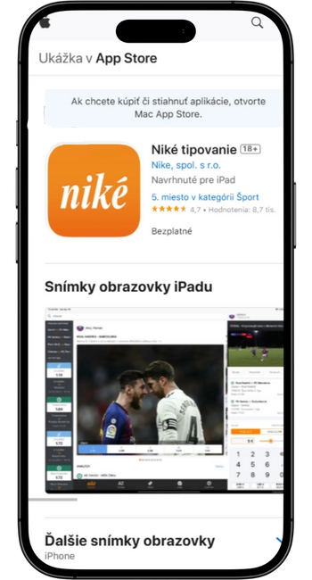 Niké Aplikácia a Mobilné Hranie