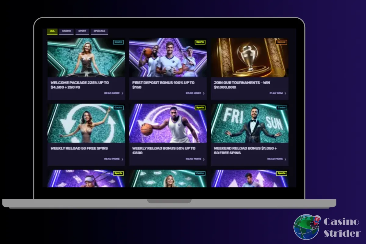 Propagácie bonusy kasíne Sportuna online