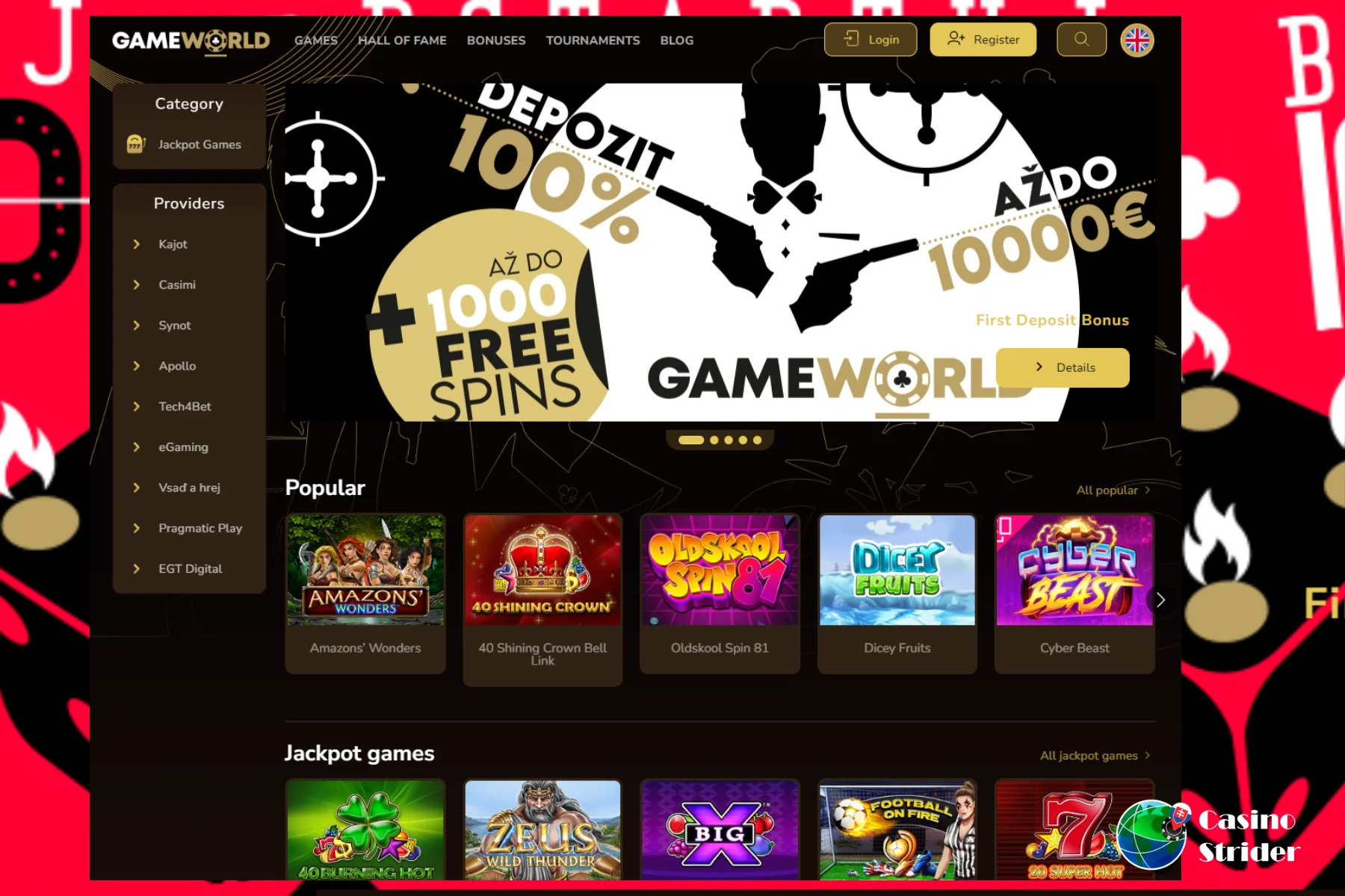 Gameworld najlepšie legálne slovensko online casino