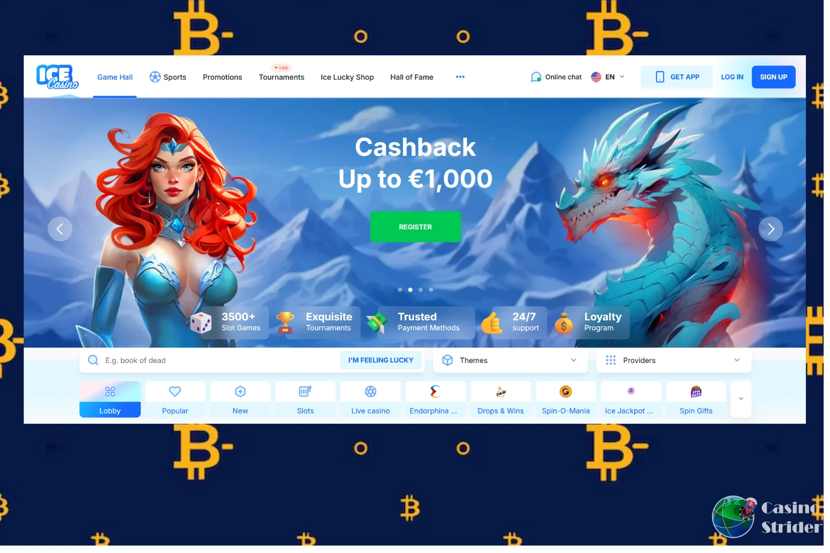 Ice Casino Bitcoin kasíno vklad