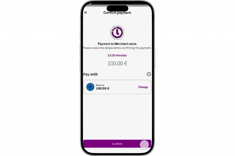 Potvrď cart transakciu