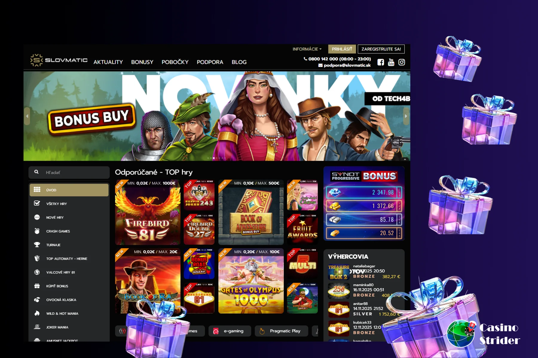 Slovmatic najlepšie legálne slovensko online casino