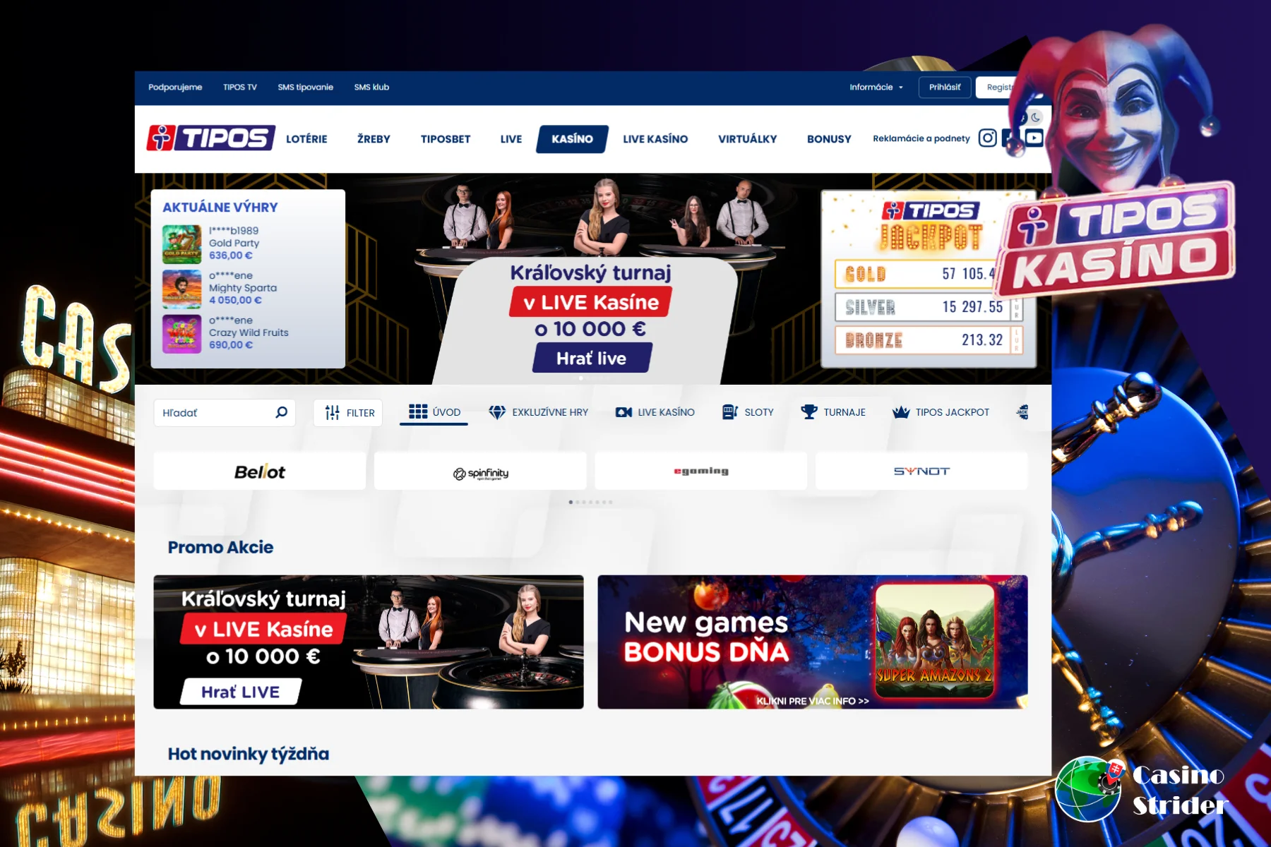 Tipos najlepšie legálne slovensko online casino