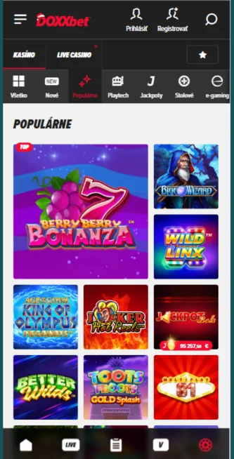 vyberte si hru podľa vlastného výberu a začnite hrať