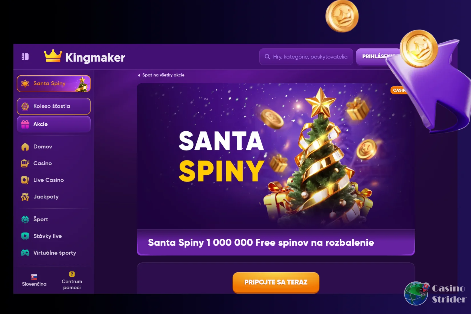 Zahraničné casino free spiny za opakovaný vklad