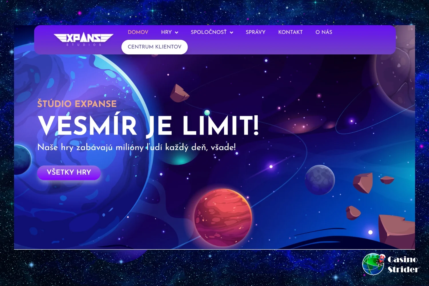 Základné informácie o Expanse Studio