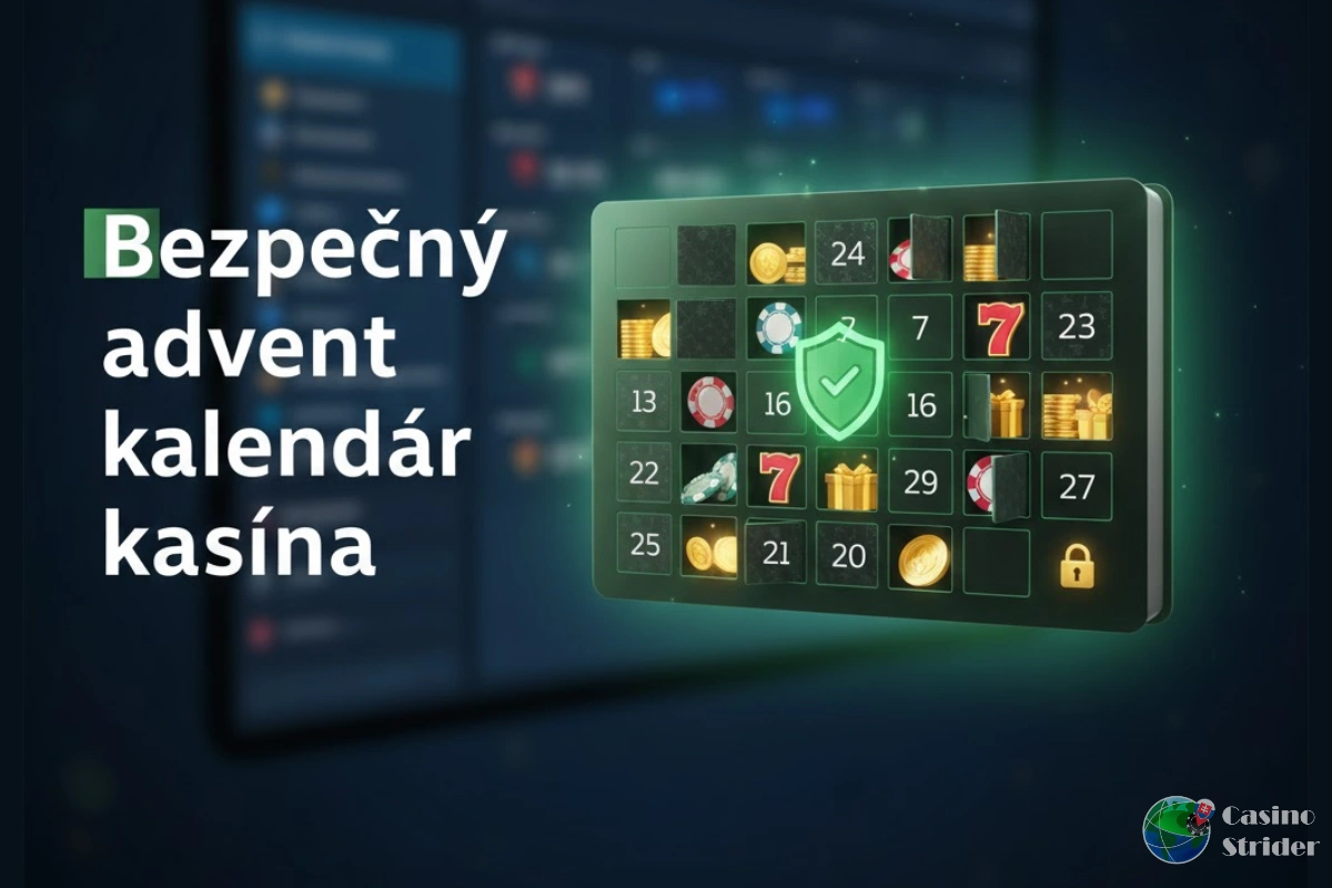 Bezpečný advent kalendár kasína