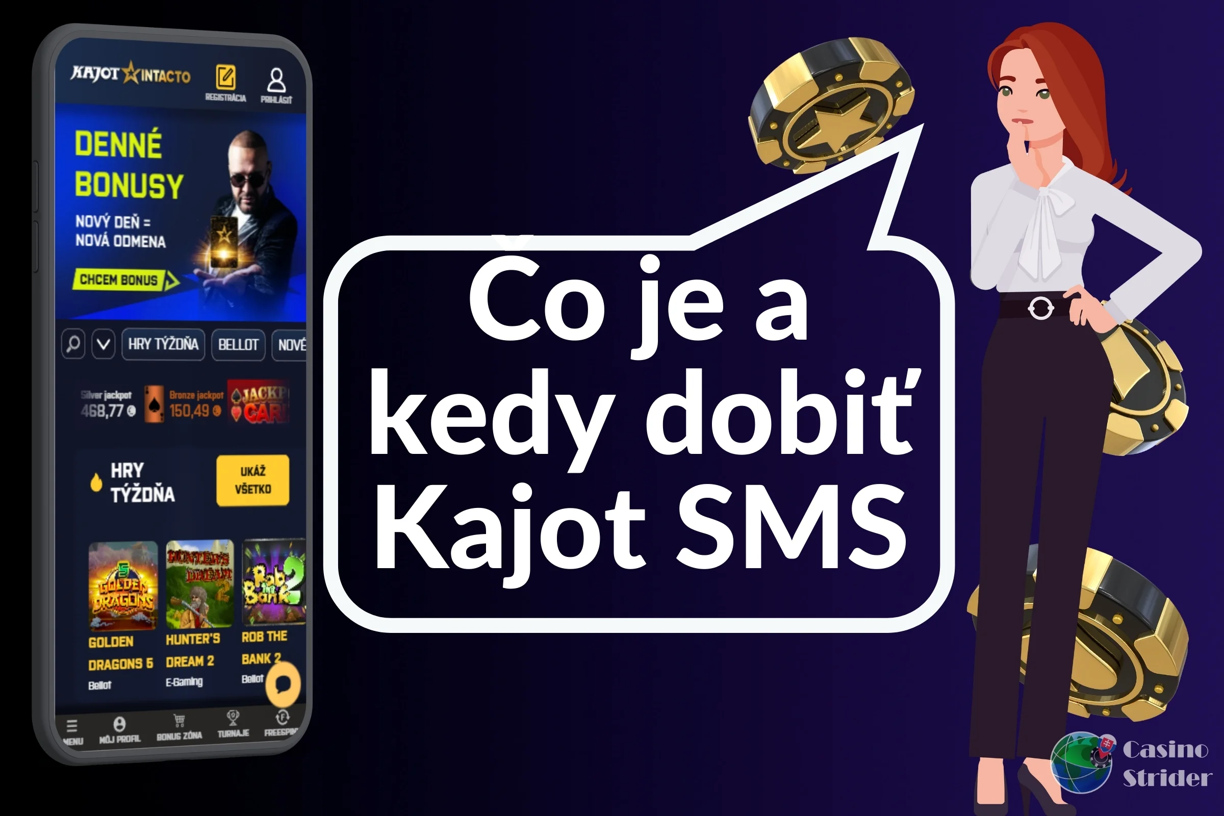Čo je dobitie Kajot SMS a kedy je vhodné