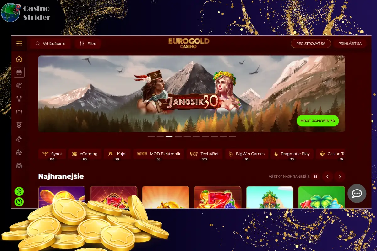 Hlavná vec o kasíne Eurogold