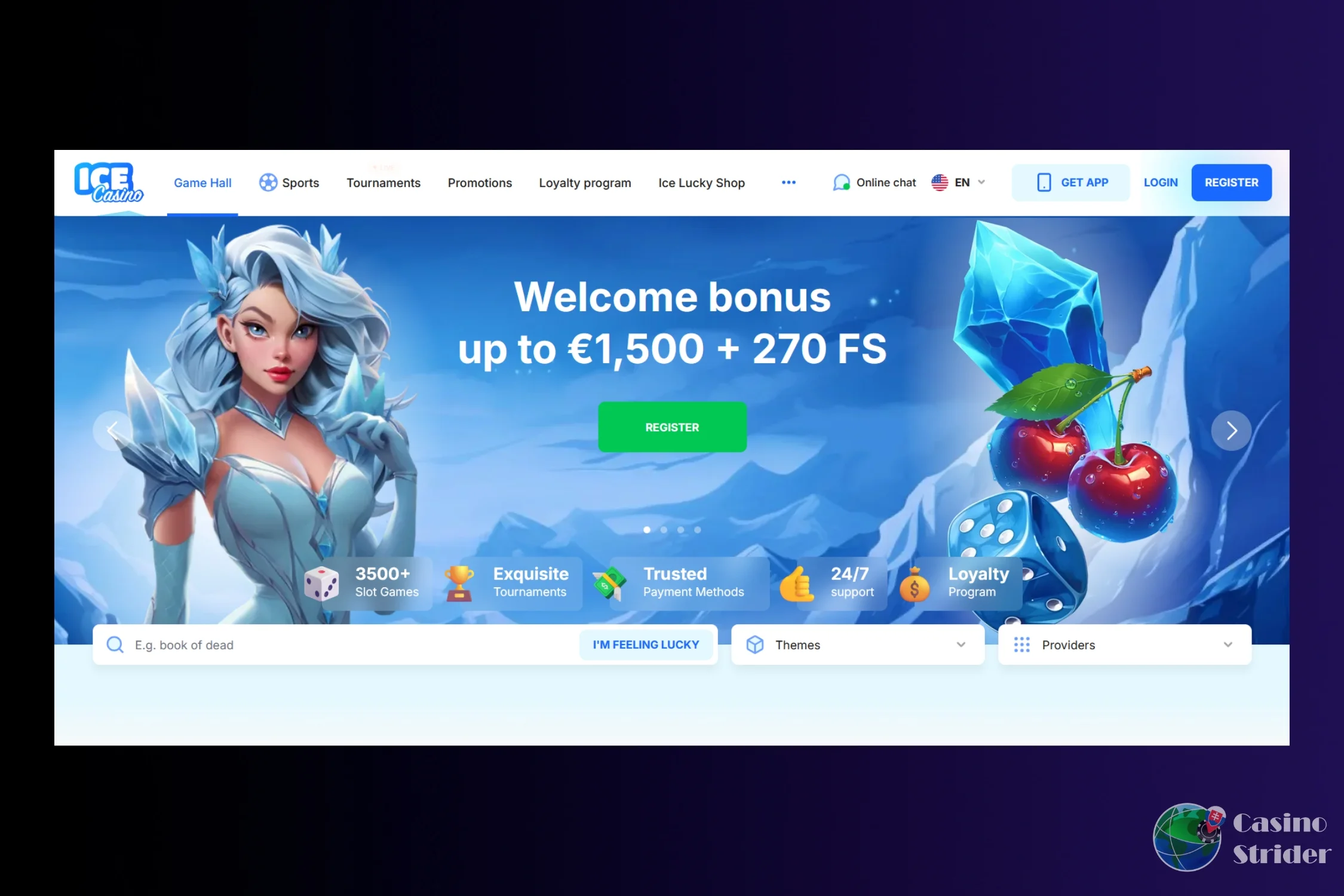 Ice Casino Bonus 25€