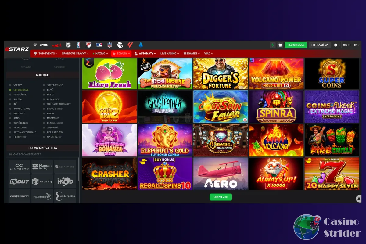 Kasínové hry 888starz