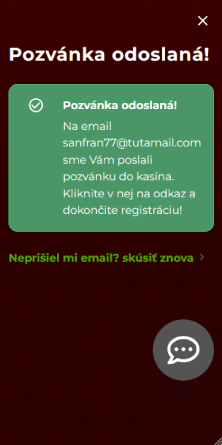 Potvrdiť registráciu