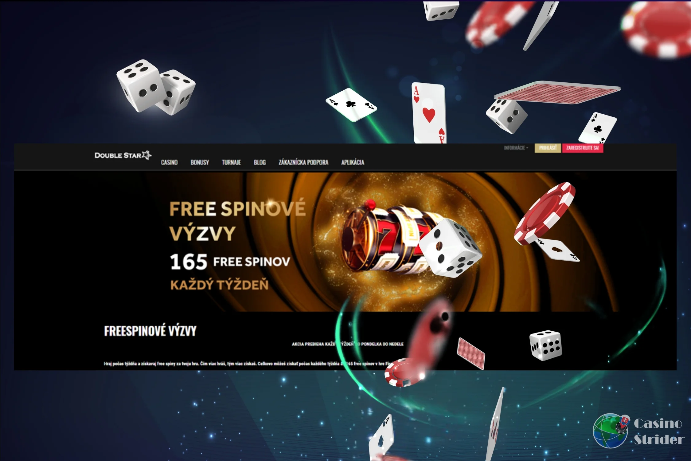 Reload bonus v Doublestar Casino