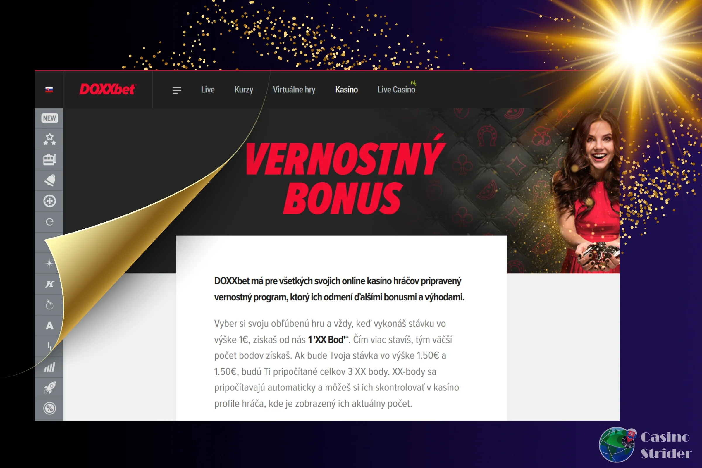 vernostny bonus v doxxbet