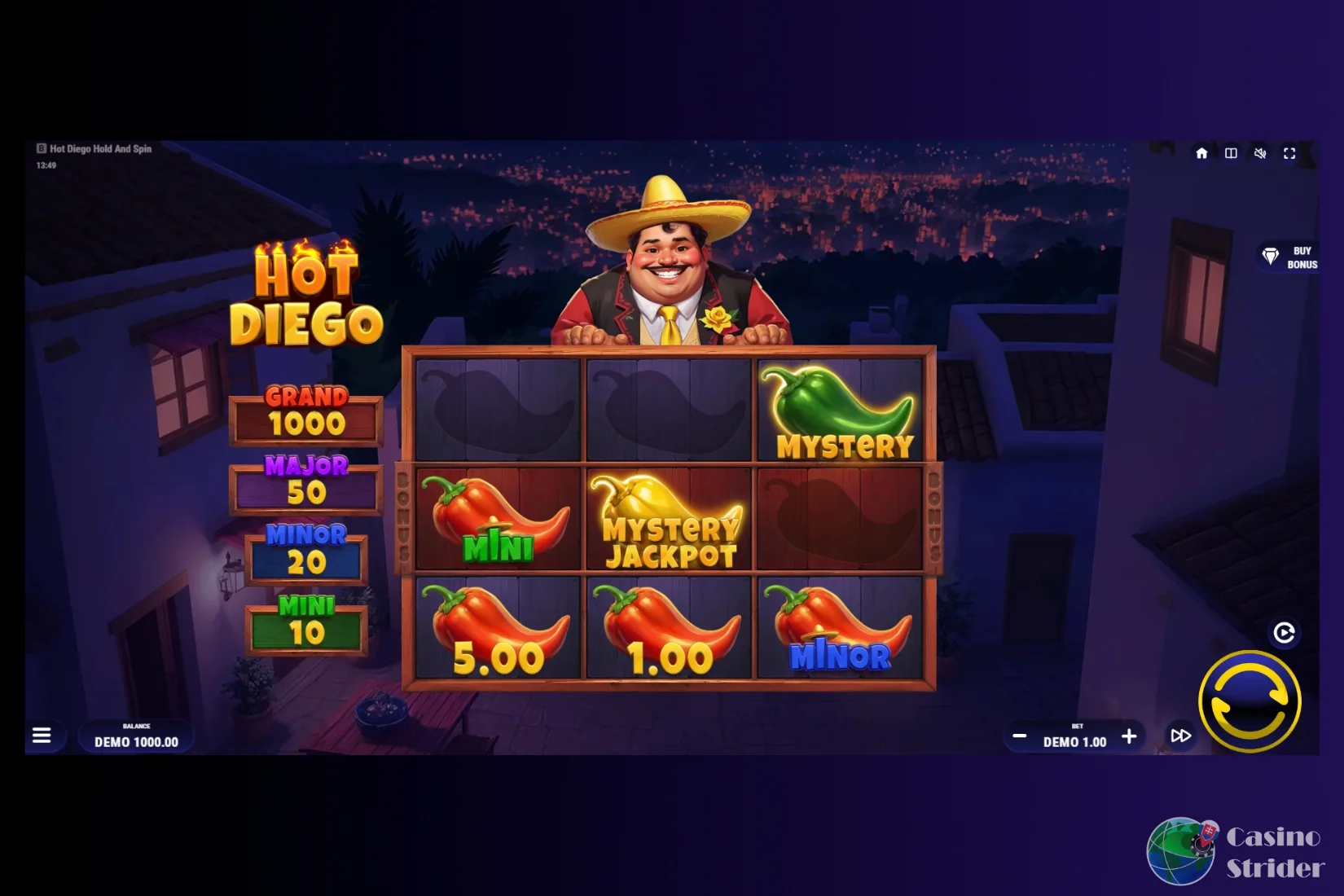Game Hot Diego Hold and Spin