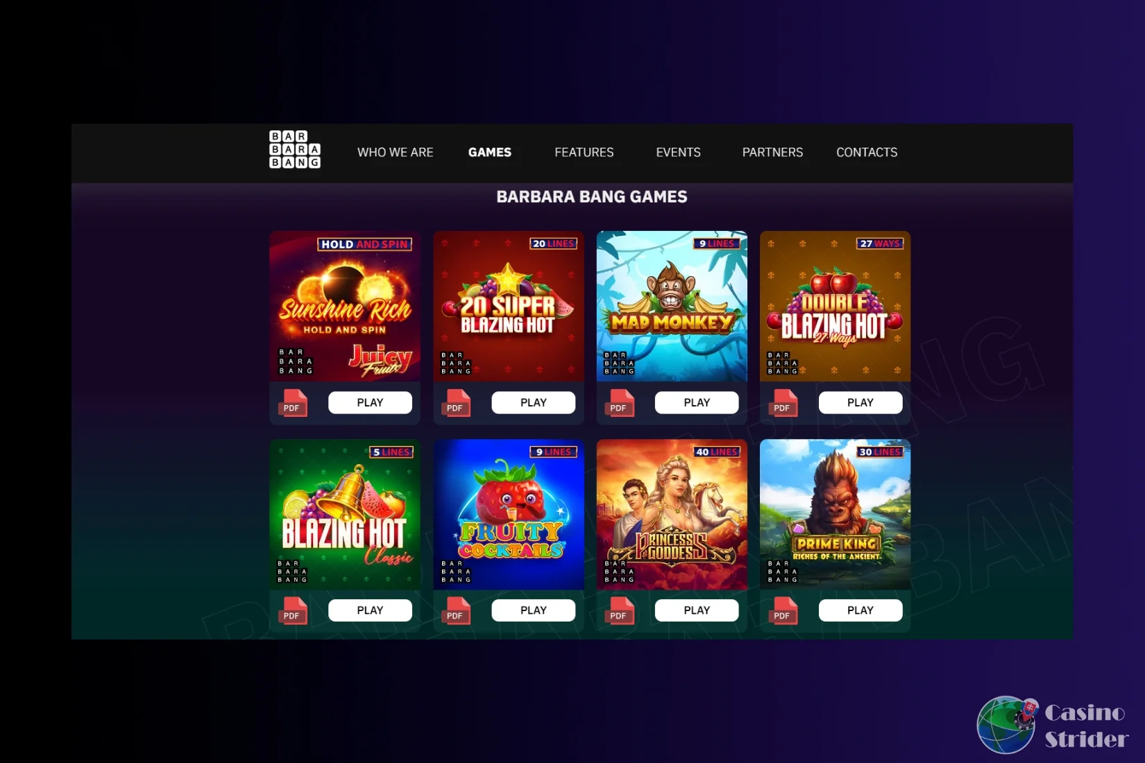 Najlepšie hry BarbaraBang