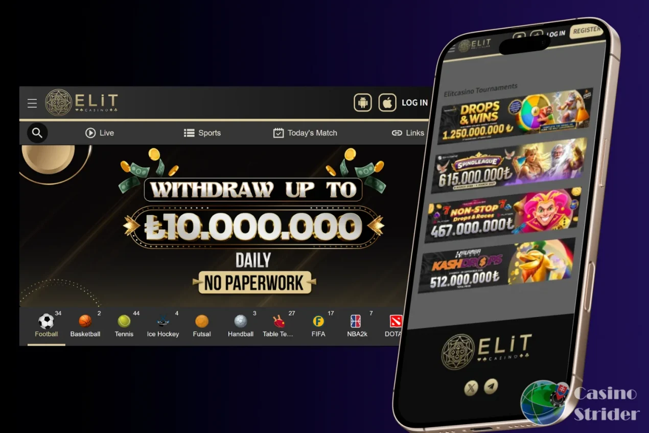 Ponuka hier v Elit Casino